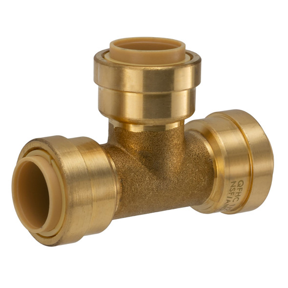 RV Fresh Water T Fitting Connector  Brass ½"