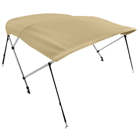 3 Bow Bimini Top Boat Cover 30 Series - 32" Height, 60" Length, 61"- 66" Width