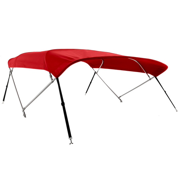 4 Bow Bimini Top Boat Cover 48 Series - 54" Height, 96" Length, 61"- 66" Width