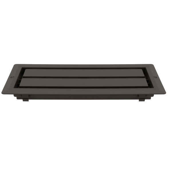 RV Floor Register 4" x 10" Gray Vent