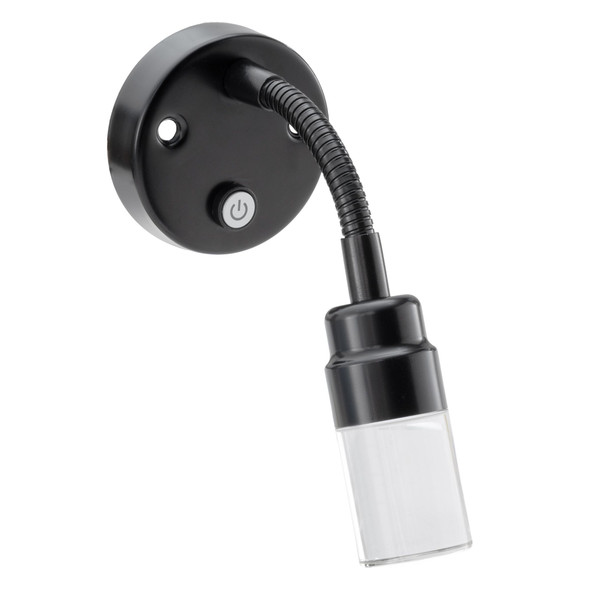 RV Reading Light 12V LED Black with Flexible Arm