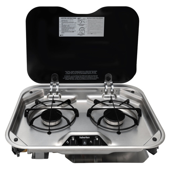 RV Suburban Two Burner Gas Cooktop