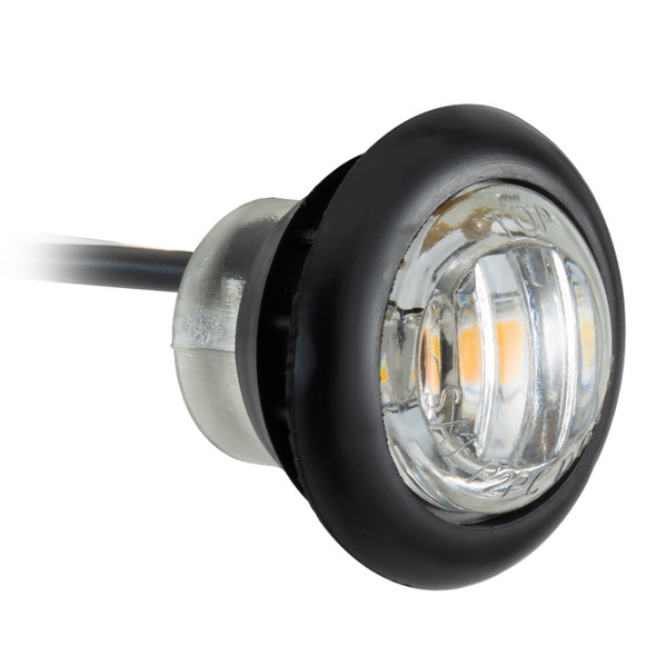 3/4" Clear/Red LED Clearance Marker Bullet Lights (5, 10, and 20 Packs)