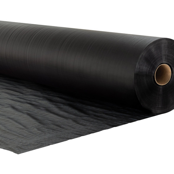 105" Wide RV Underbelly Material Coated Black