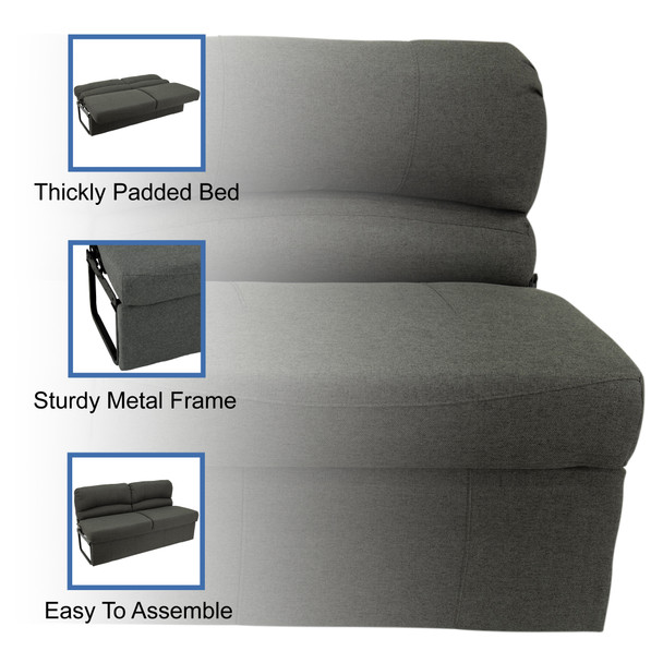 68" RV Jackknife Sleeper Sofa with Optional Legs Cloth