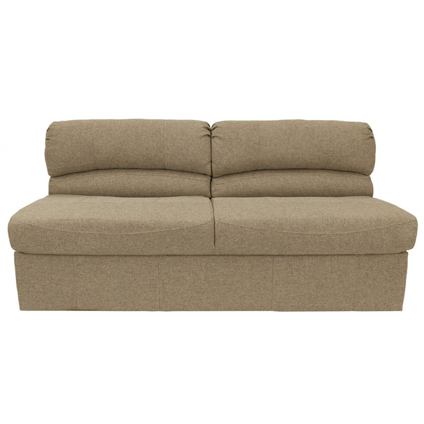 68" RV Jackknife Sleeper Sofa in Cloth with Optional Legs RecPro