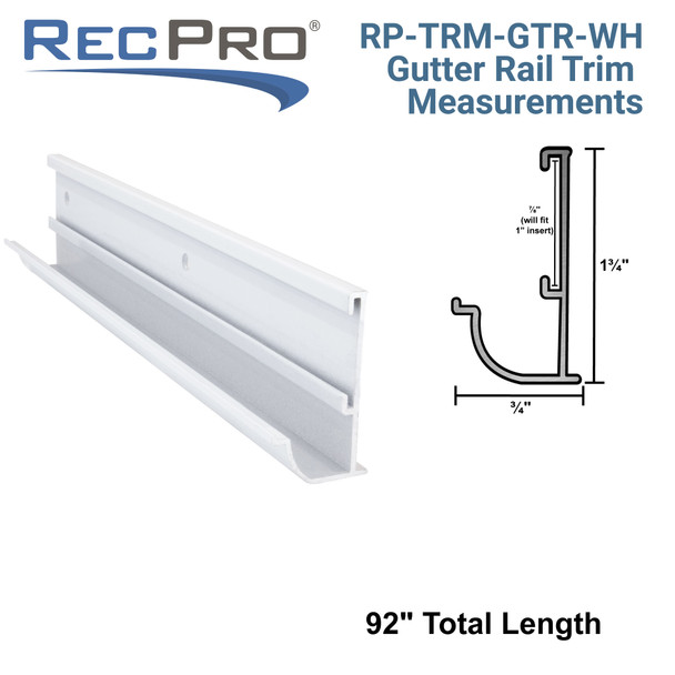 RV Rain Gutter Trim 92" RecPro