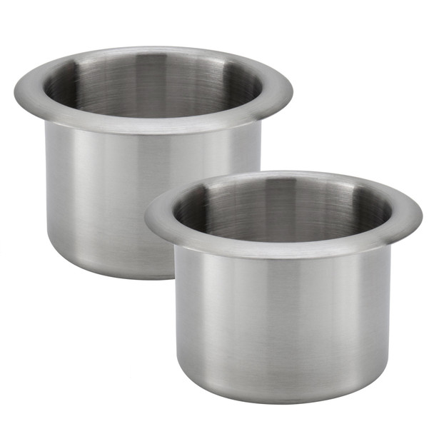 Furniture Replacement 9" Console Small Cup Holders in Chrome 2 Pack 