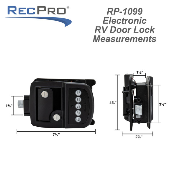 RV Deadbolt Electronic Door Lock
