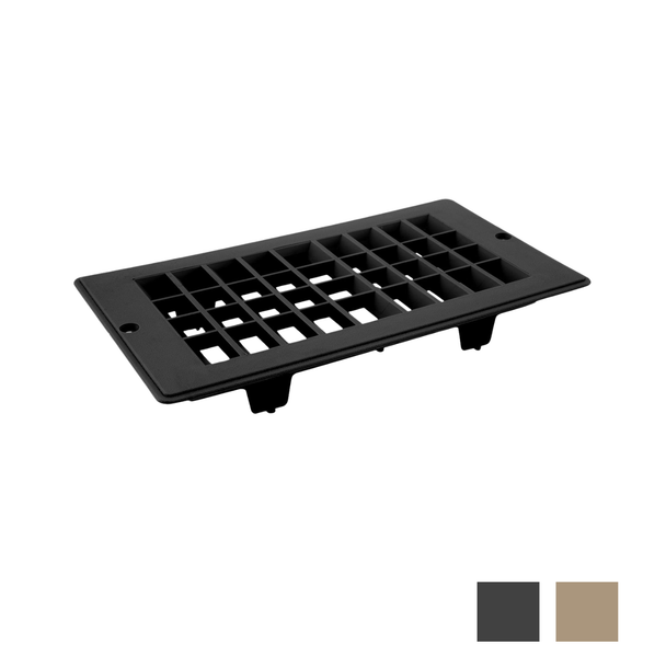 RV Floor Register 4" x 10" Undampered Vent