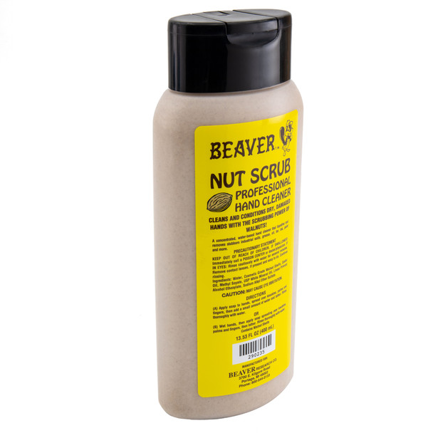 Beaver Nut Scrub bottle.
