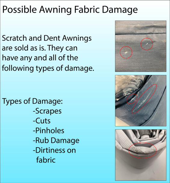 Scratch & Dent RV Awning Replacement Fabric