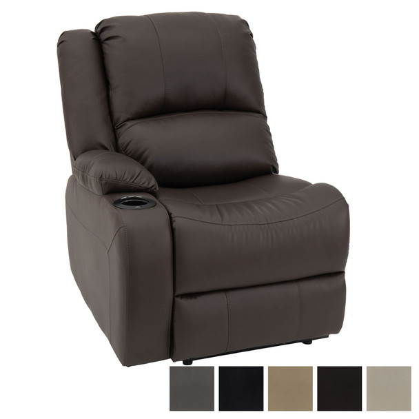 RecPro Charles 29" Powered Left Arm Recliner Modular RV Furniture Reclining Luxury Lounger in Ultrafabrics Brisa