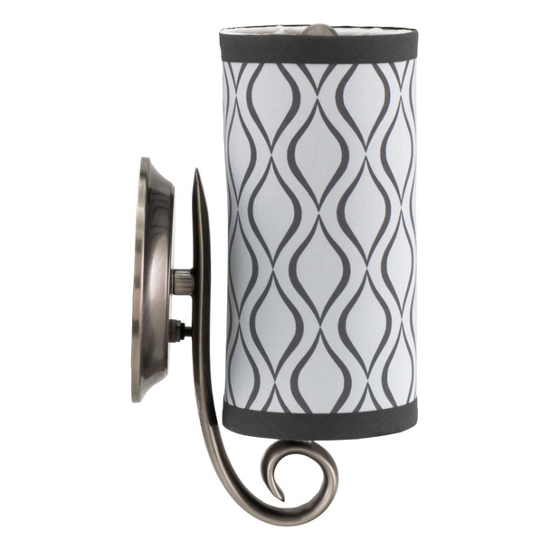 RV 12V Decorative Wall Light Textured Black