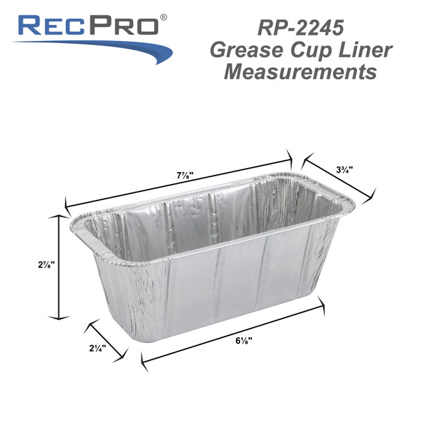 Blackstone Griddle Grease Cup Liners 10 Pack RecPro