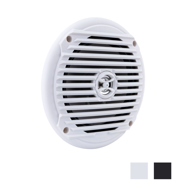 RV Coaxial Speakers 6.5" MS6007 White or Black, Pair