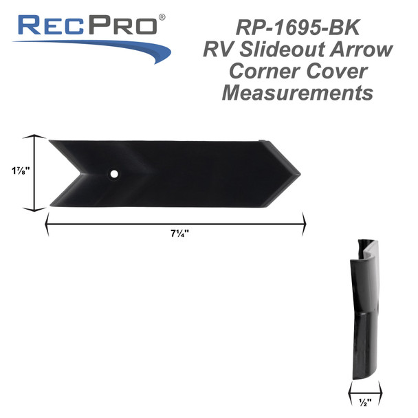 RV Slide Out Corner Cover Arrow Design