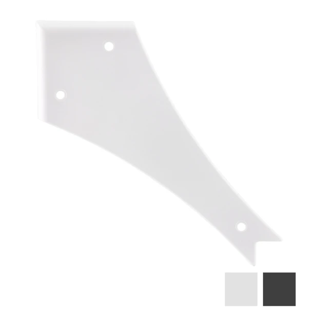 RV Slide Out Corner Trim Cover - 4.5" Curved Arrow
