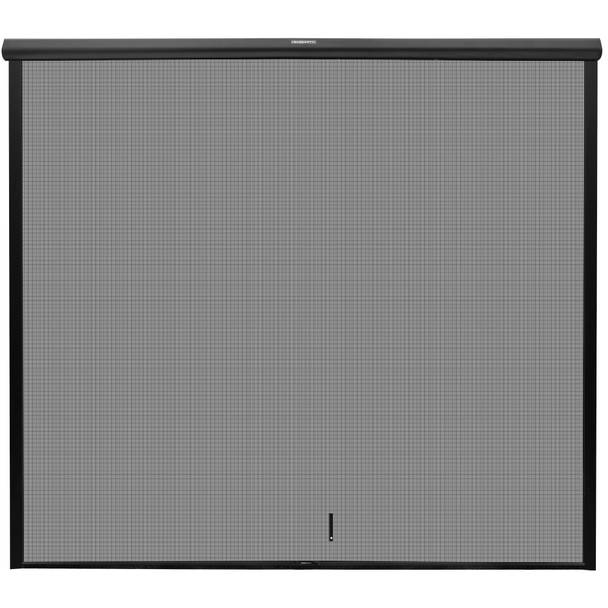 RV Toy Hauler Retractable Rear Screen Door with Adjustable Stopping