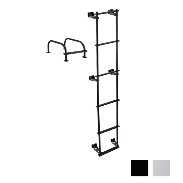 RV Toy Hauler Low Profile Universal 76" Collapsible Ladder with Hinges