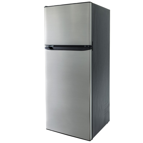 RV Refrigerator 10.7 Cubic Feet 12V Left Hand Stainless Steel