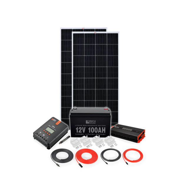 Rich Solar 400 Watt Complete RV Solar Kit