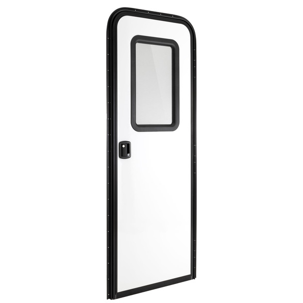 RV Entry Door with Screen Radius Corner Right Hand 26" x 72"