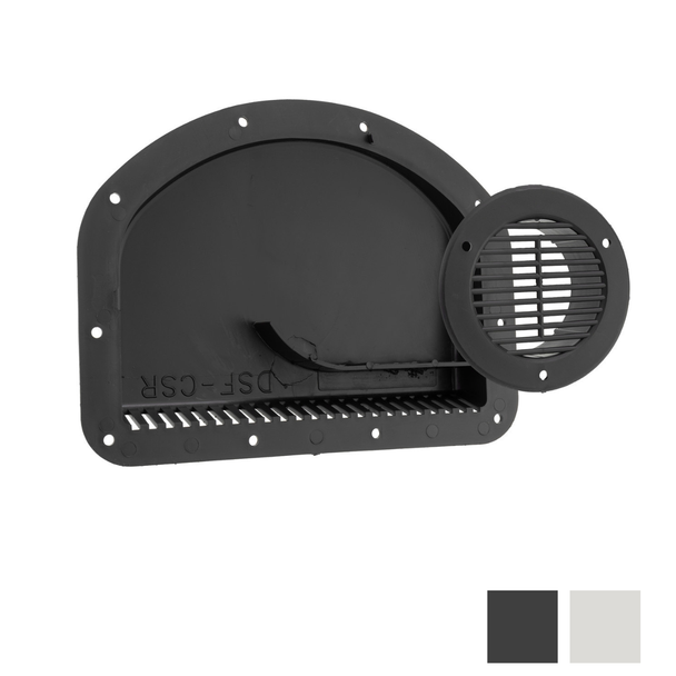 Exterior Wall Vent for Enclosed Trailers with 3" Hole 