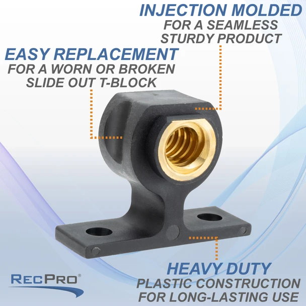 Threaded Tram Block RV Slide Out Threaded T-Block - RecPro