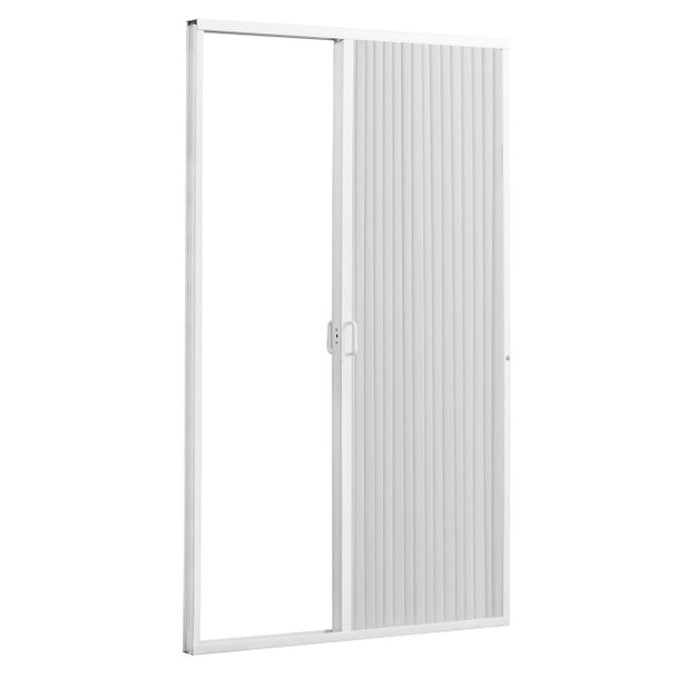 Pleated Folding RV Shower Doors White RecPro