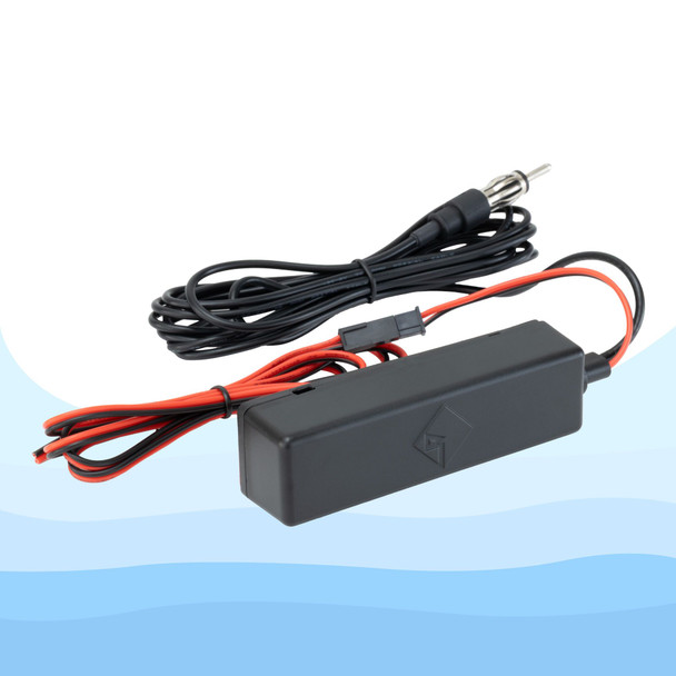 Rockford Fosgate PMX-ANT AM/FM/WB Amplified 12V Marine Antenna