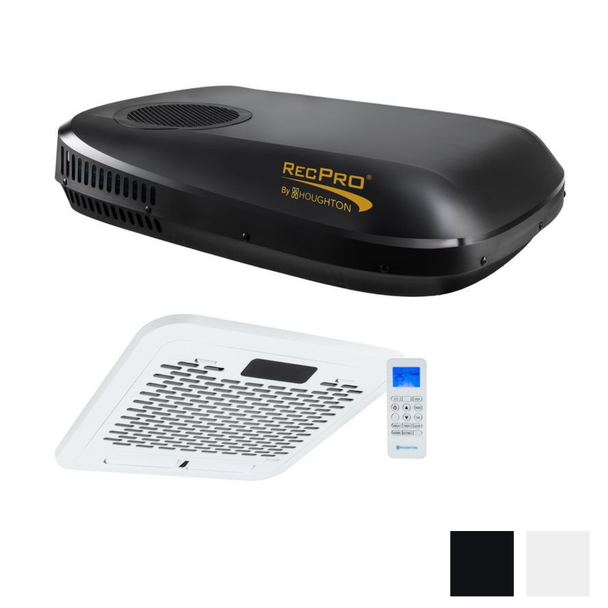 RV Air Conditioner Low Profile 15K Quiet AC Unit with Heat Pump, Remote Control