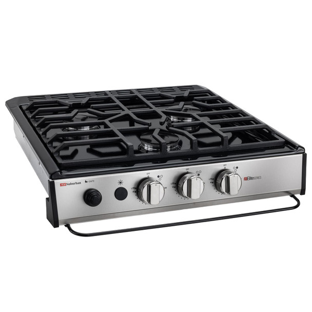 RV Suburban Gas Cooktop Three Burner Slide In