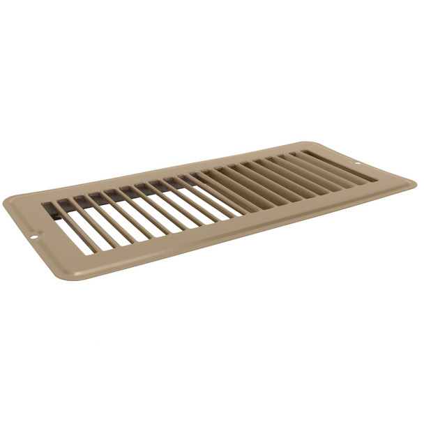 RV Floor Register 4" x 10" Steel Undampered Vent