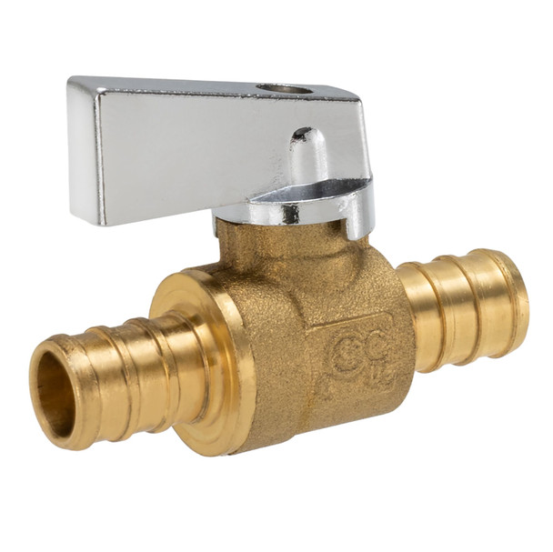RV Fresh Water PEX Line Shut Off Valve Brass ½" PEX