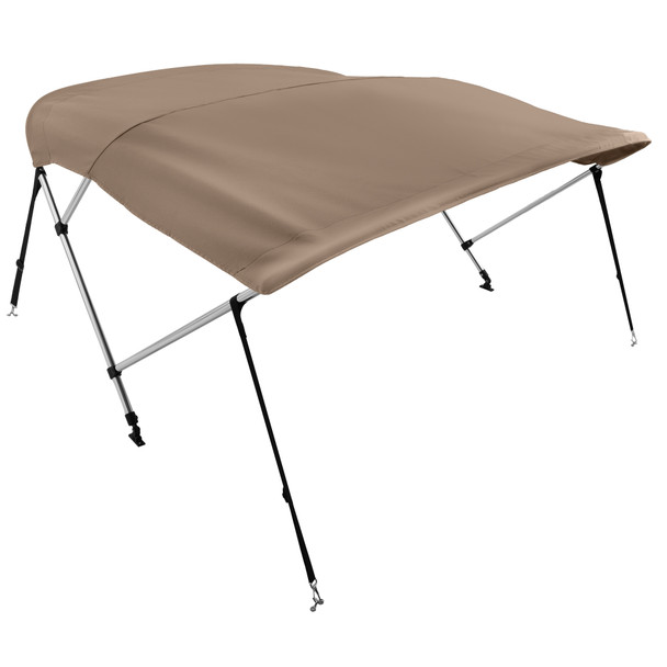 3 Bow Bimini Top Boat Cover 30 Series - 32" Height, 60" Length, 73"- 78" Bimini Width