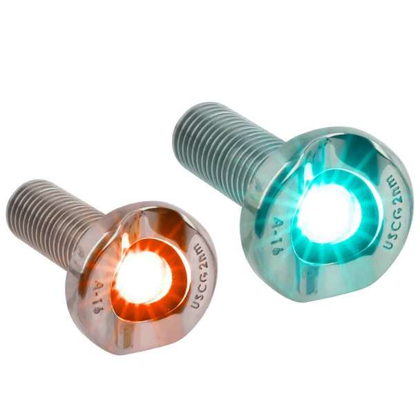 Marine LED Navigation Light Kit Surface Mount Red and Green Lights