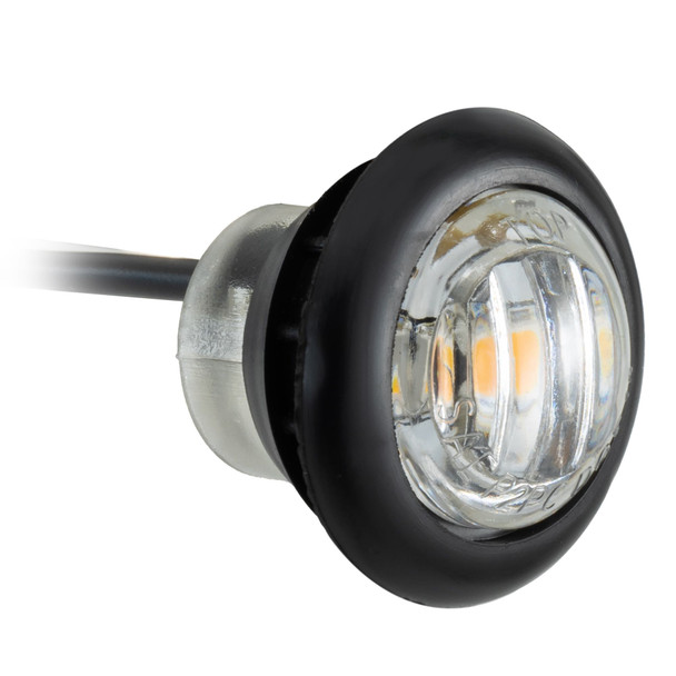 3/4" Clear/Red LED Clearance Marker Bullet Lights (5, 10, and 20 Packs)