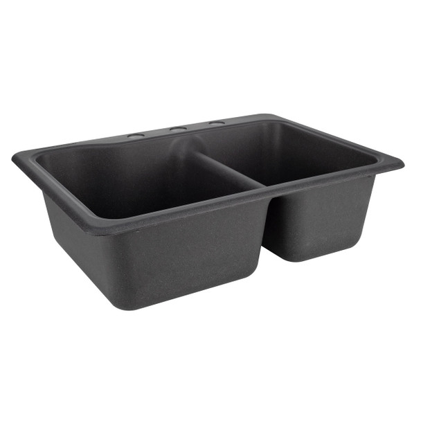 25 x 19" Composite RV Sink Double Basin RecPro