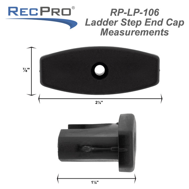 RV Ladder Replacement End Caps - RecPro