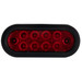 6" Oval LED Sealed Stop Turn Tail Light