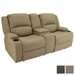 RecPro Charles 70" Powered Double RV Wall Hugger Recliner Sofa RV Loveseat in Cloth