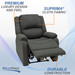 RecPro Charles 30" Powered RV Wall Hugger Recliner in Cloth