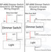 Black RV 12V touch dimmer switch wiring diagram.