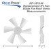 Replacement RV Fan Blade for Roof Vents