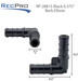 RV 3/8" Barb Elbow Fitting