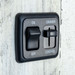 RV 12V DC Toggle Switch with High-Side Dimmer Control