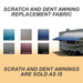 Scratch & Dent RV Awning Replacement Fabric