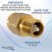 RV Back Flow Preventer 1/2"