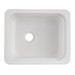 RV white bar sink top view.